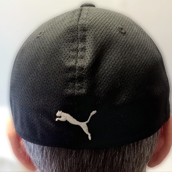 Puma-Evercat Mesh Stretch Fit Hat/Black/ White/L/XL - Picture 3 of 8